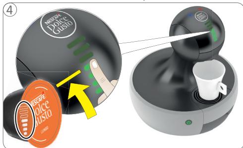 KRUPS DROP YY2501FD - UNE CAPSULE (PAR EX. LUNGO) - 3