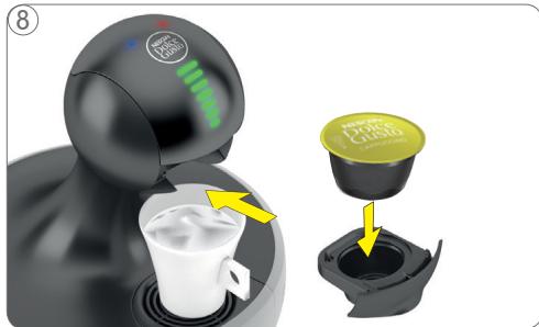 KRUPS DROP YY2501FD - DEUX CAPSULES (PAR EX. CAPPUCCINO) - 8