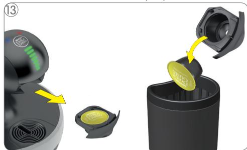KRUPS DROP YY2501FD - DEUX CAPSULES (PAR EX. CAPPUCCINO) - 2