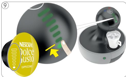 KRUPS DROP YY2501FD - DEUX CAPSULES (PAR EX. CAPPUCCINO) - 9