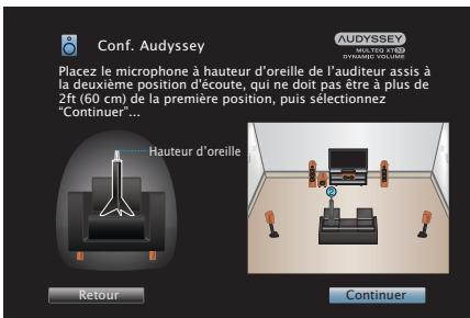DENON AVRX4300 - Lorsque l'enceinte détectée est affichée, sélectionnez "suivant" puis appuyez sur ENTER. - 2