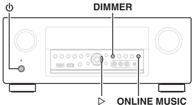 DENON AVRX4300 - Réinitialisation des réglages du réseau - 1