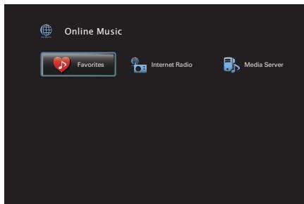 DENON AVRX3300W - Lecture du contenu ajouté au bouton favoris - 1