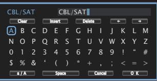 DENON AVRX3300W - Utilisation de l'écran-clavier - 2