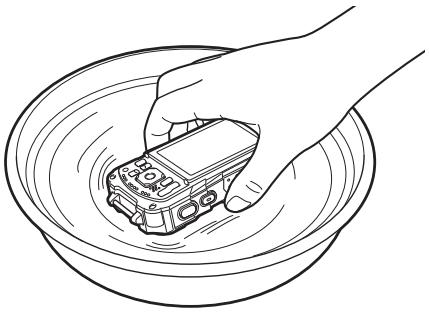 RICOH WG-30 - Précautions à prendre après avoir utilisé l'appareil dans l'eau - 1