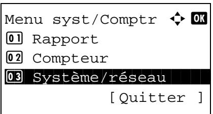 KYOCERA M2030DN - Redémarrage réseau - 1