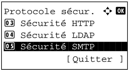 KYOCERA M2030DN - Sécurité SMTP - 5