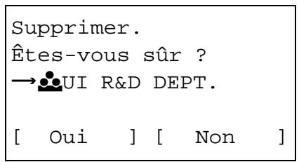 KYOCERA M2030DN - Suppression d'un compte - 2
