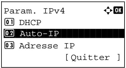 KYOCERA M2030DN - Paramètres auto-ip - 8