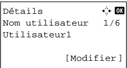 KYOCERA M2030DN - Modification des informations utilisateur - 2
