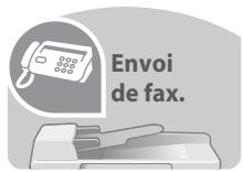 KYOCERA M2030DN - Pour envoyer un FAX (les fonctions FAX sont disponibles uniquement sur les produits avec la fonction FAX installée.) - 1