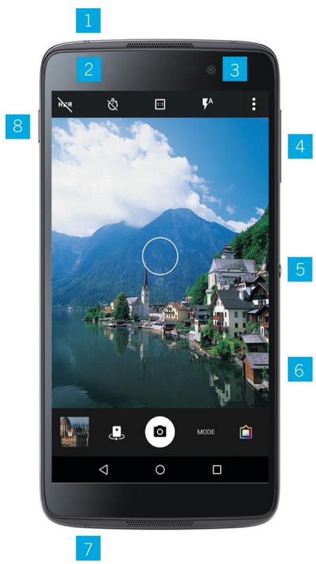 BLACKBERRY DTEK 50 - Aperçu de votre terminal - 1