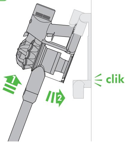 DYSON V8 ABSOLUTE - Levoyant est allumé pendant la charge. - 2