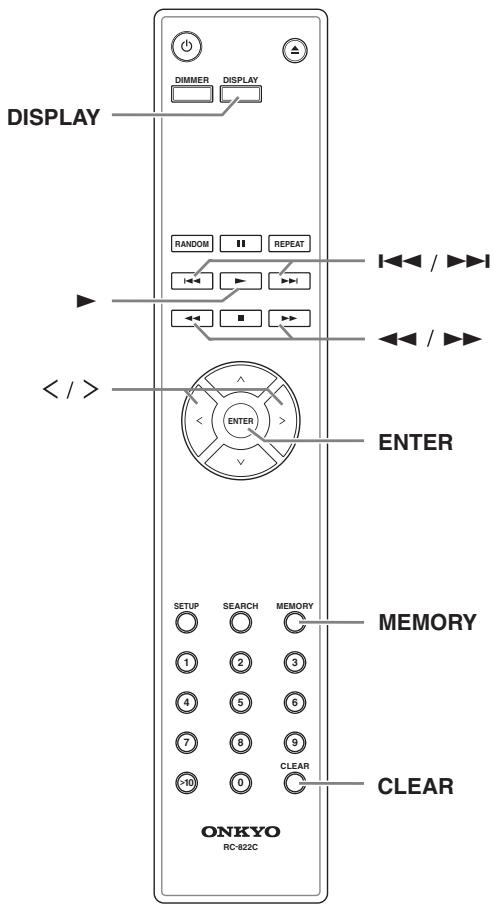ONKYO C-7030 - Lecture en mémoire (pour les CD audio) - 1