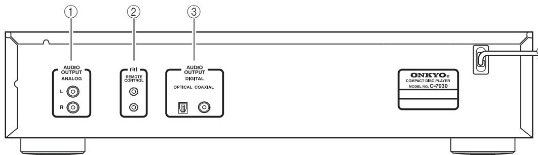 ONKYO C-7030 - Panneau arrêté - 1