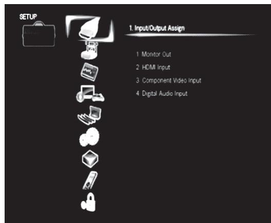 ONKYO TX-NR616 - Menu de configuration (menu principal) - 2