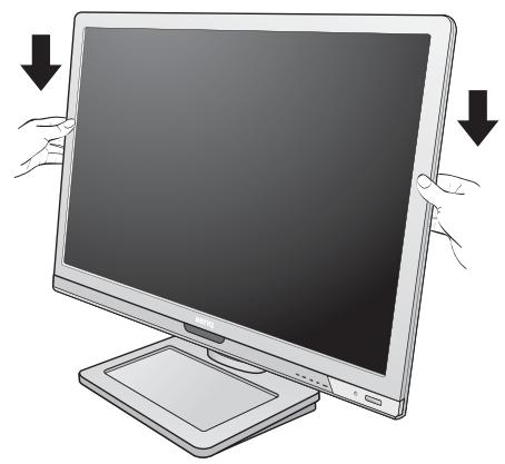 BENQ BL2400PT - Fixez la base du moniteur. - 5