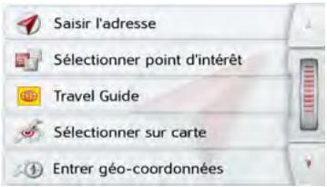 BECKER TRUCK - Menu « nouvelle destination - 2