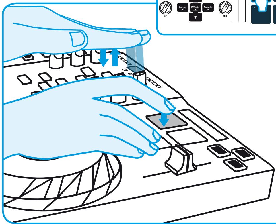 HERCULES DJ CONSOLE MK4 - Utiliser le controle aérien - 5