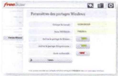 FREE BOX WIFI - Accéder au SERVER depuis windows, activer les accès FTP et UPNP - 2