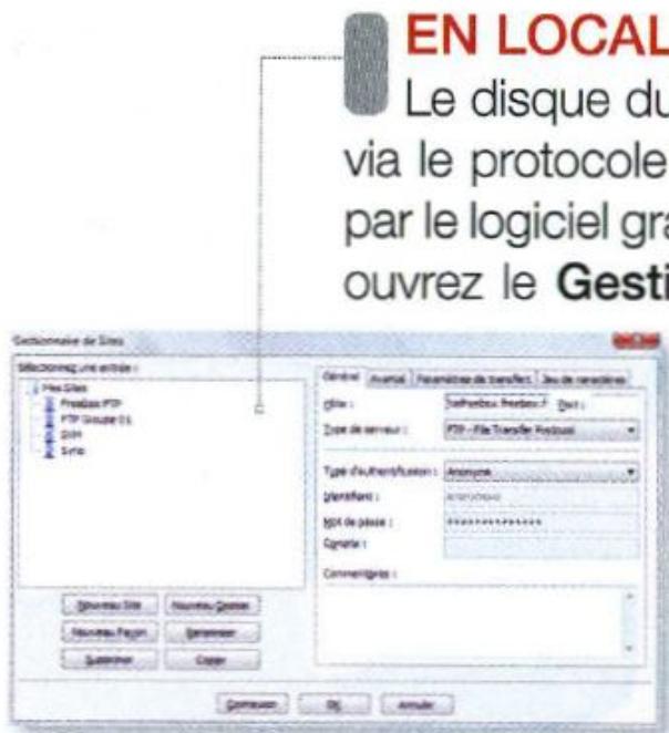 FREE BOX WIFI - Accéder au disque dur du freebox server - 2
