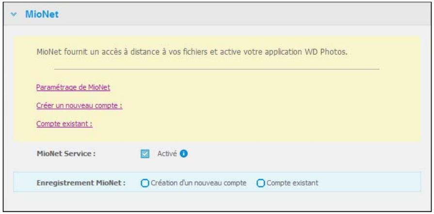 WESTERN DIGITAL MY BOOK LIVE DUO - Installation de mionet - 1