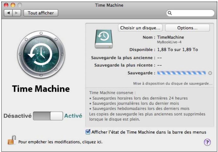 WESTERN DIGITAL MY BOOK LIVE DUO - Configuration de time machine - 6