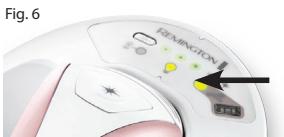 REMINGTON 6750 - Selection du niveau d'intensite - 1