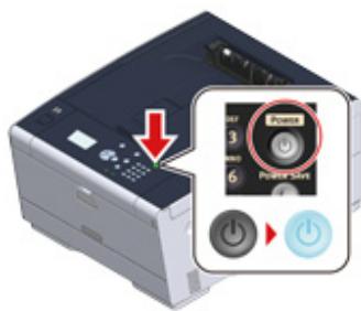 OKI C532DN - Allumer la machine - 1