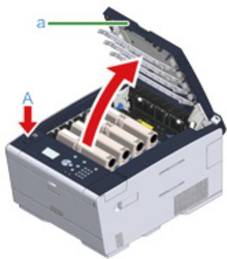 OKI C532DN - Nettoyage de la tête DEL - 1