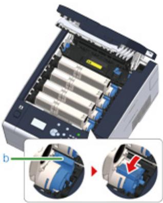 OKI C532DN - Remplacement des cartouches de toner - 5