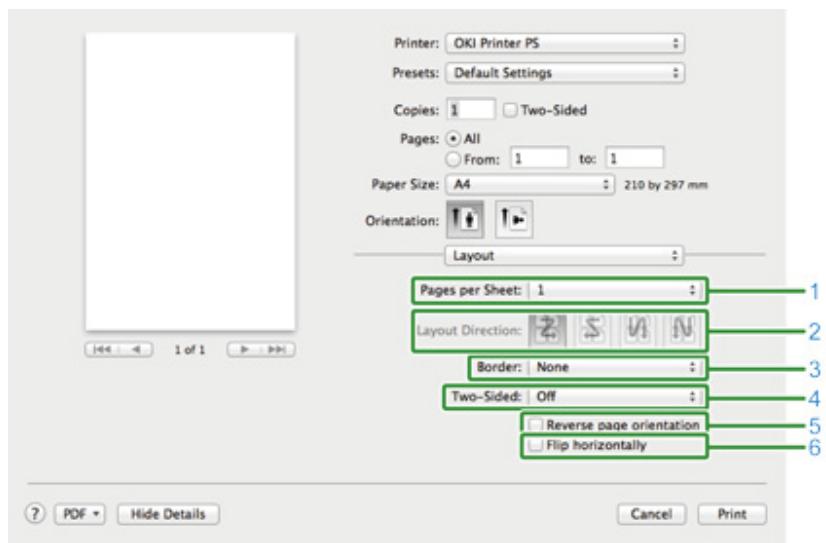 OKI C532DN - Pilote d'imprimante PS mac OS x - 1