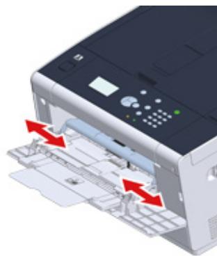 OKI C532DN - Chargement du papier dans le bac MF - 4