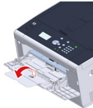 OKI C532DN - Chargement du papier dans le bac MF - 3