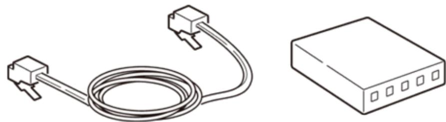 OKI C532DN - Connexion avec un câble du réseau local - 1