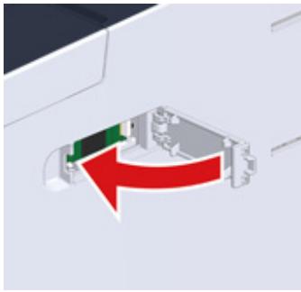OKI C532DN - Installation du module du réseau local sans fil - 6