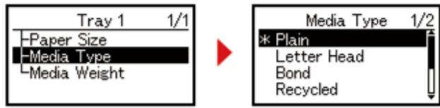 OKI C532DN - Chargement du papier dans le bac 1/2/3 - 11