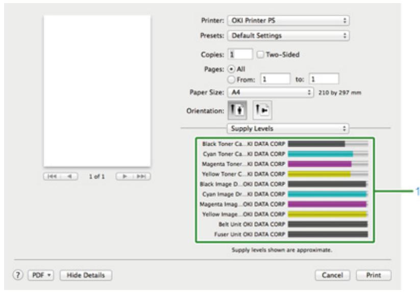 OKI C532DN - - Panneau [secure print (impression sécurisée)] - 2