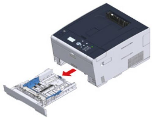 OKI C532DN - Chargement du papier dans le bac 1/2/3 - 1