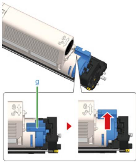 OKI C532DN - Retirez le couvercle du toner. - 7