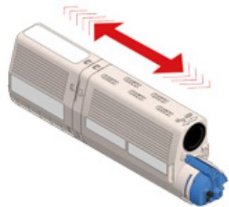 OKI C542DN - Retirez le couvercle du toner. - 3
