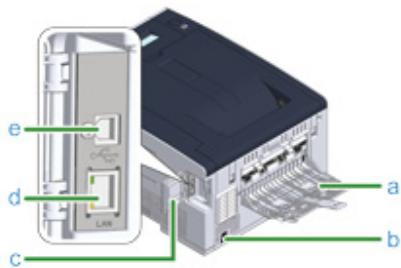 OKI C542DN - Vue arrière - 1