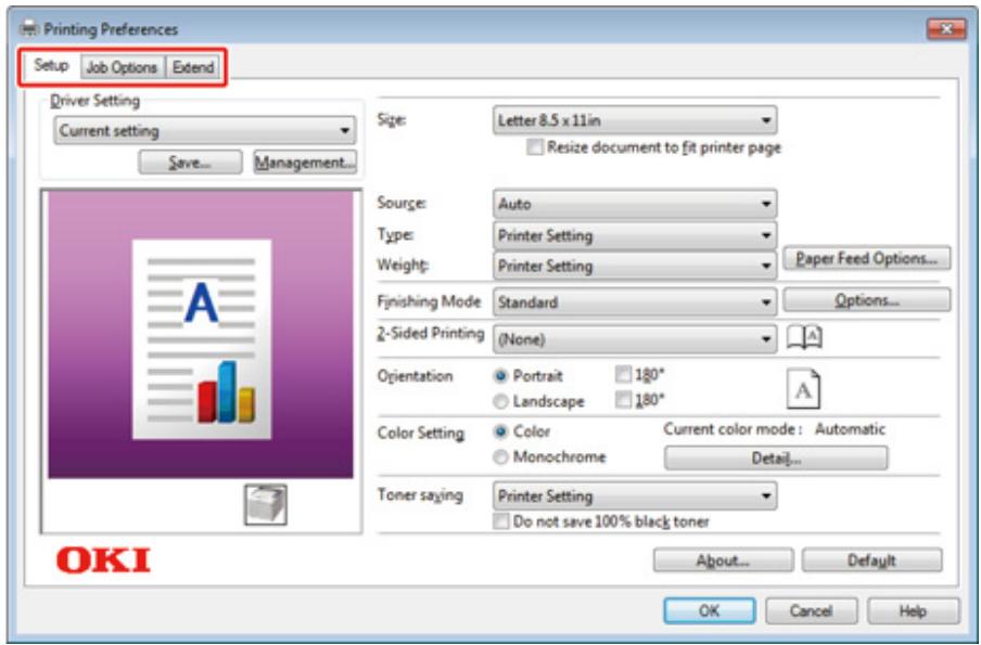 OKI C542DN - Pour le pilote d'imprimante PCL windows - 2