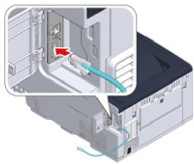 OKI C542DN - Connexion avec un câble du réseau local - 3