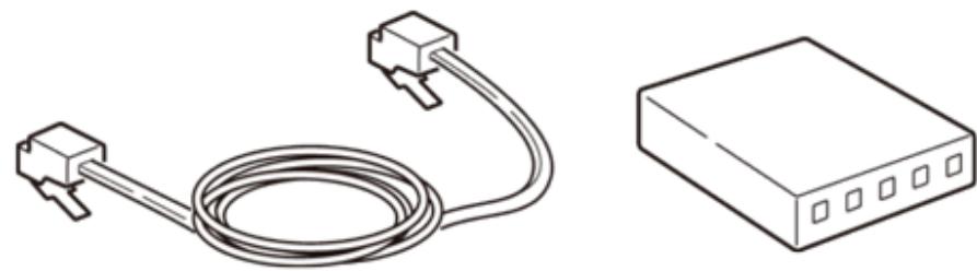 OKI C542DN - Connexion avec un câble du réseau local - 1