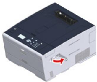 OKI C542DN - Installation du module du réseau local sans fil - 3