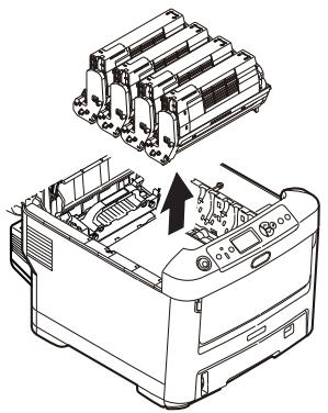 OKI C712N - Avertissement! - 3