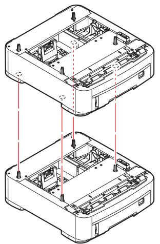 OKI C712N - Bacs à PAPIER supplémentaires - 1