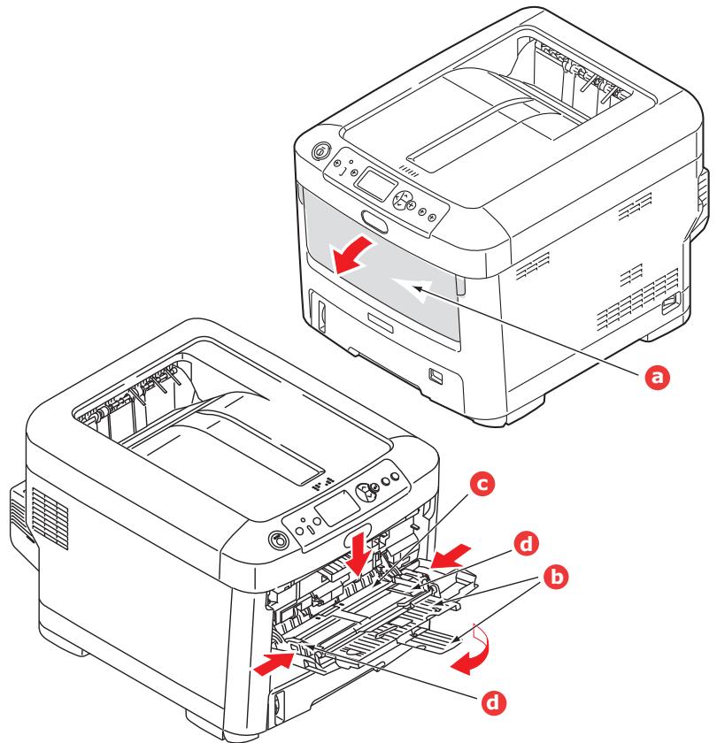 OKI C712N - BAC multifonction - 1