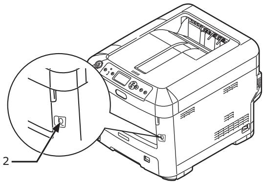 OKI C712N - Mise en MARCHE de l'imprimante - 2